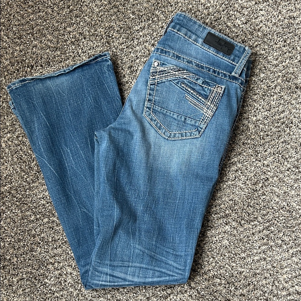Daytrip Classic Blue Straight Leg Jeans